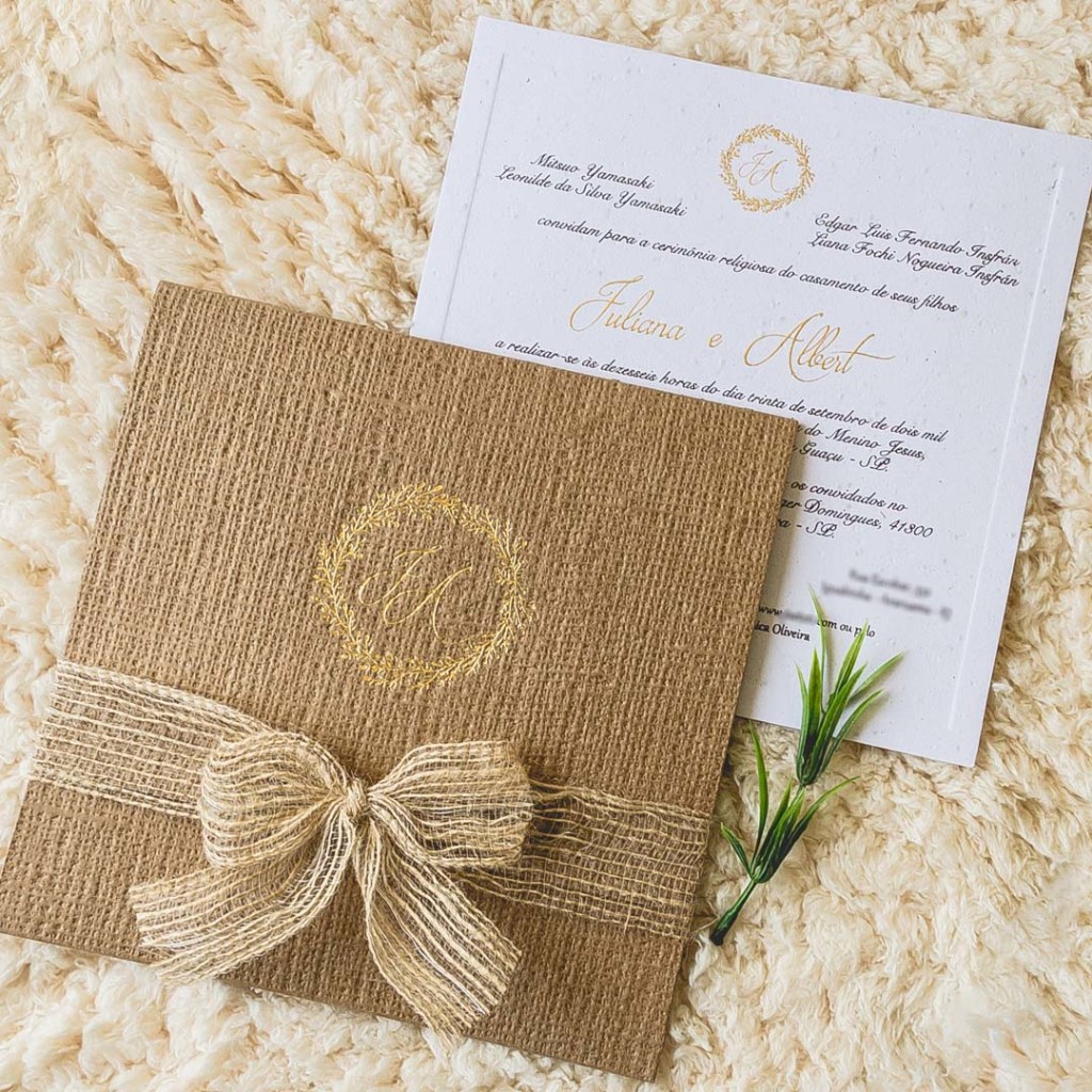 Featured image of post Envelopes Rusticos Para Convites De Casamento Convite de casamento quadrado com envelope metalizado