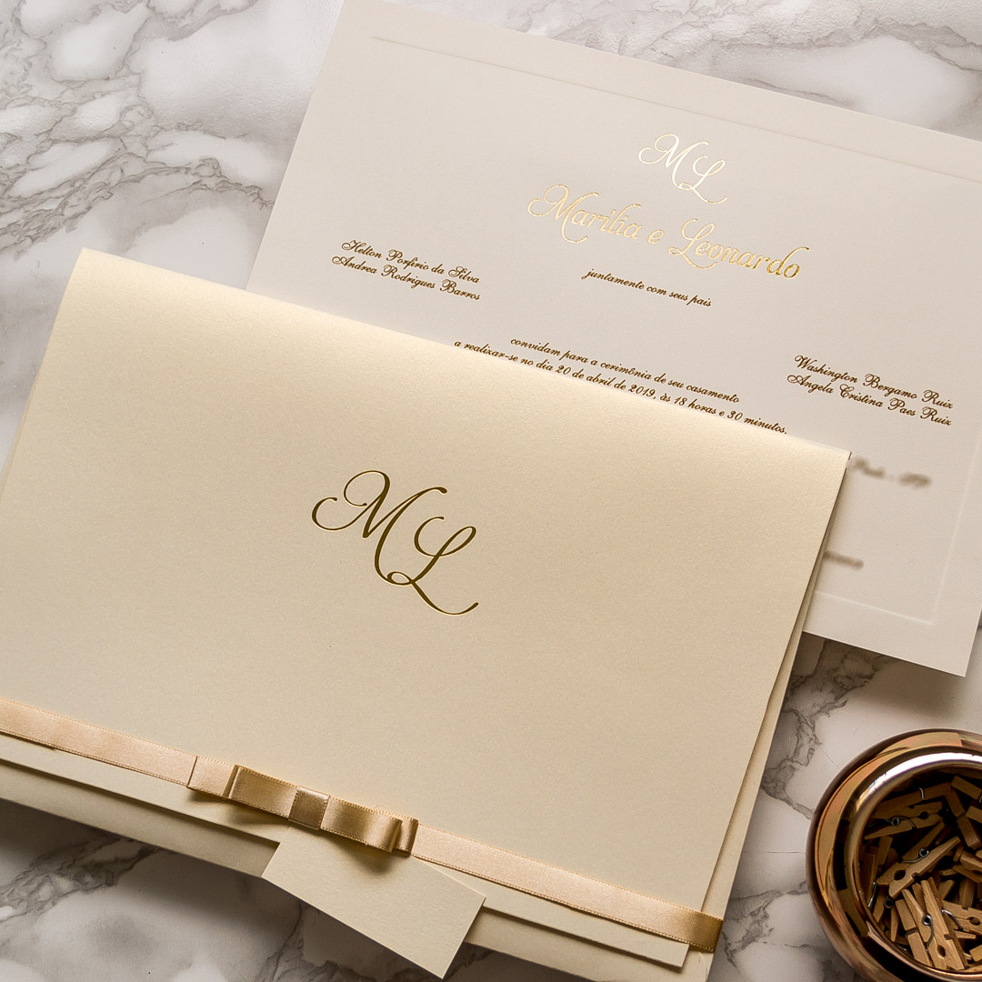 Featured image of post Dourado Convite De Casamento Classico Convite elegante e limpo do casamento